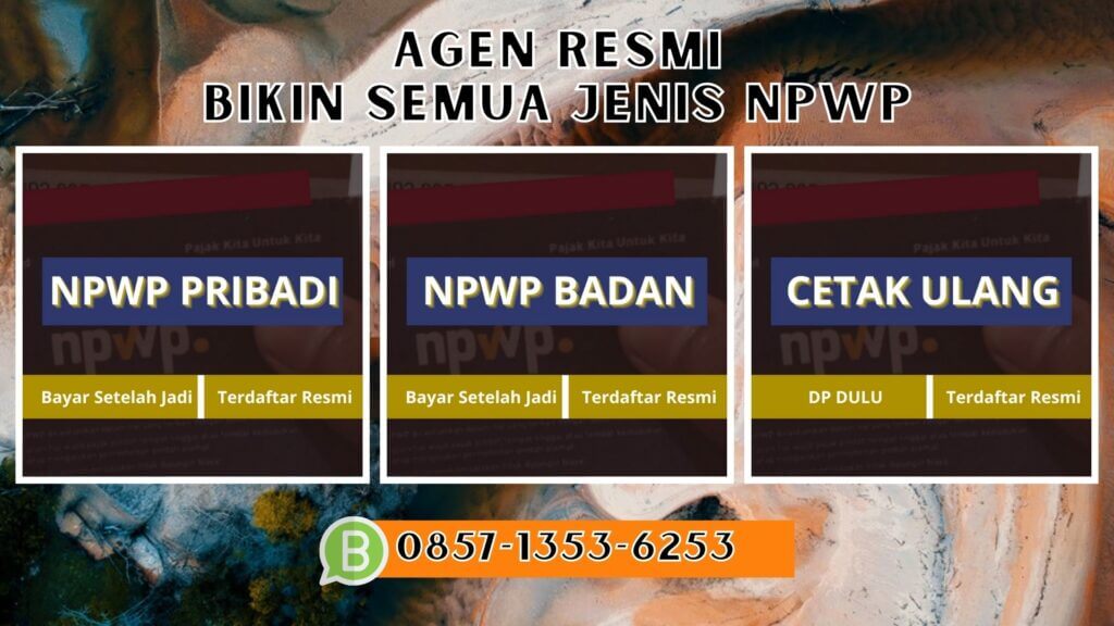 Biaya Pembuatan semua jenis NPWP