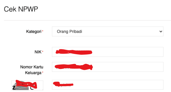 Cara Cek NPWP melalui NIK dan KK