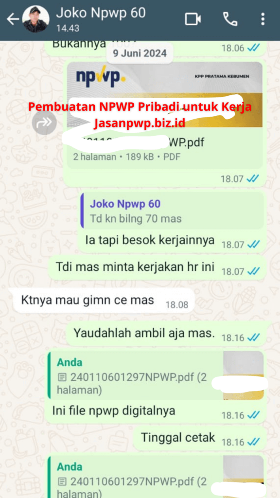 Pembuatan NPWP