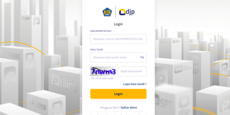 Jasa pembuatan akun DJP
