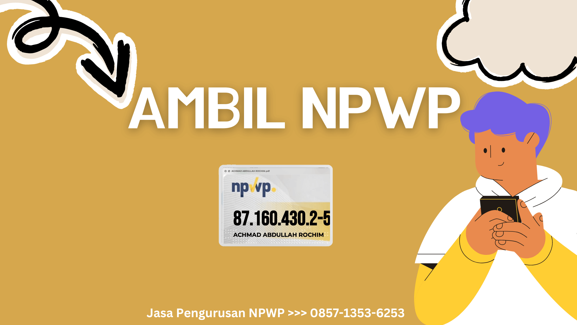 Cara mengambil NPWP