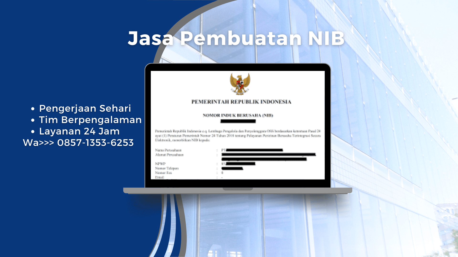 Jasa Pembuatan NIB