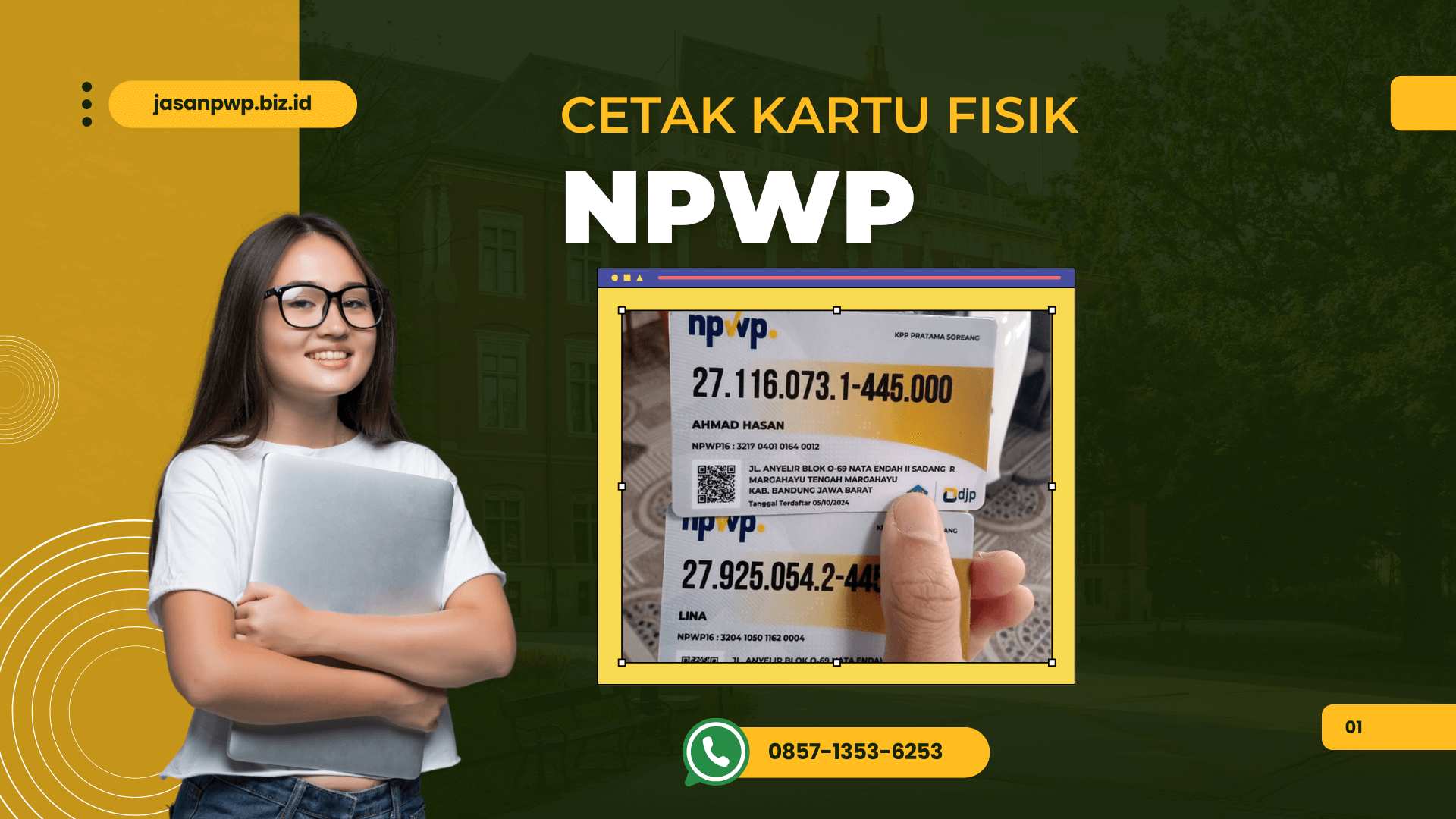 Cetak Kartu Fisik NPWP