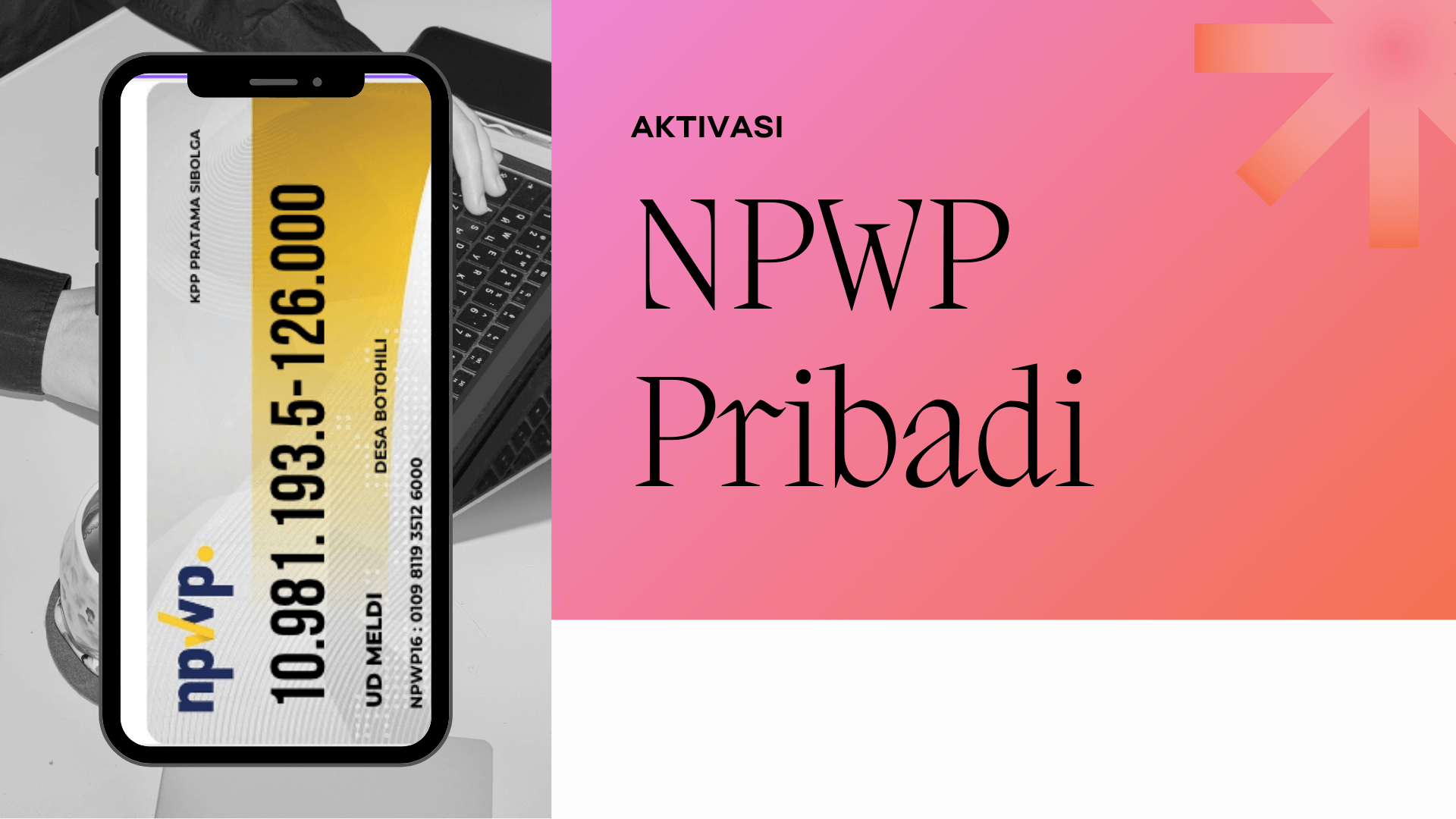 Aktivasi NPWP Pribadi