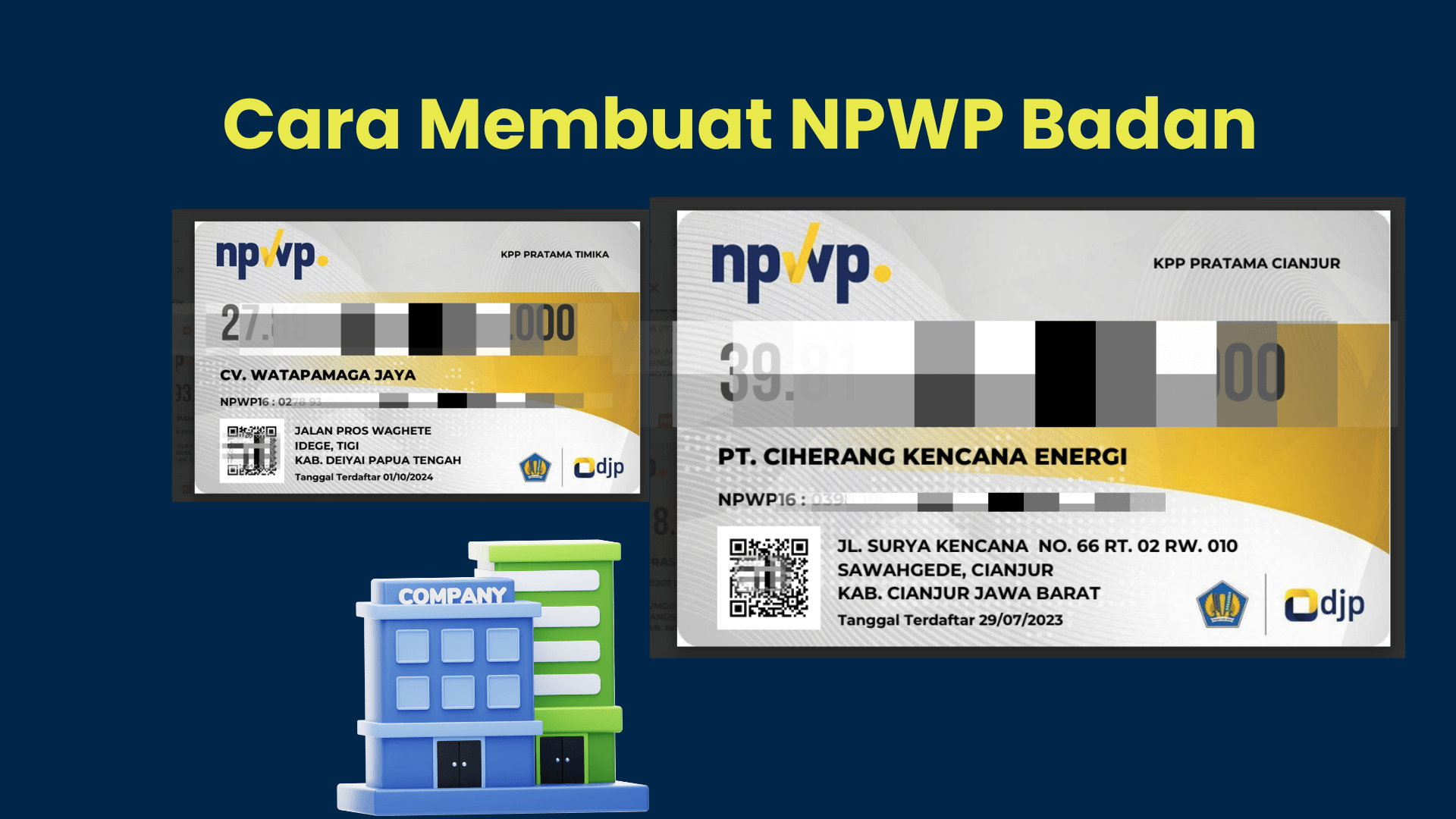 Cara membuat NPWP Badan