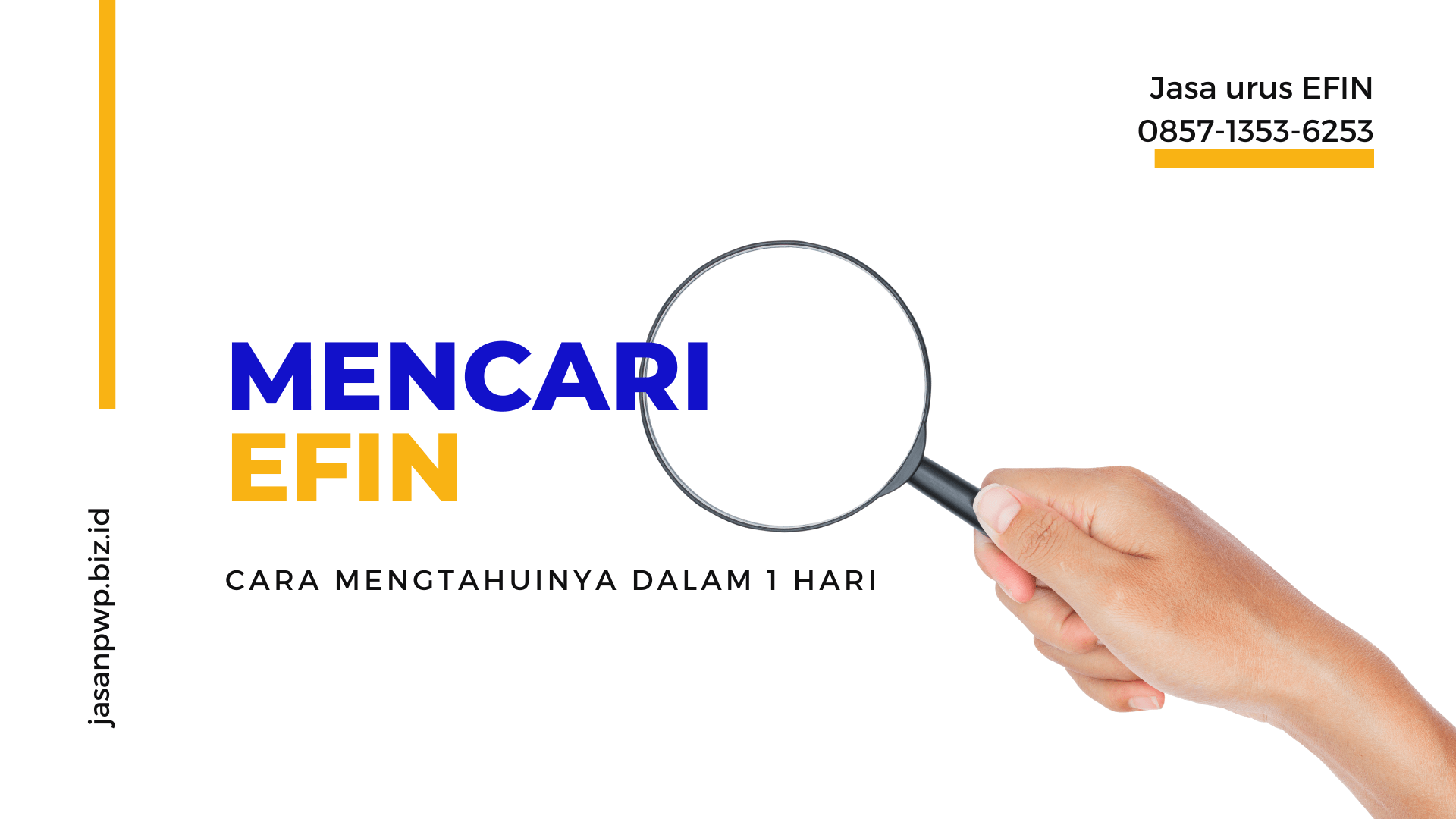 Cara mengetahui EFIN kita