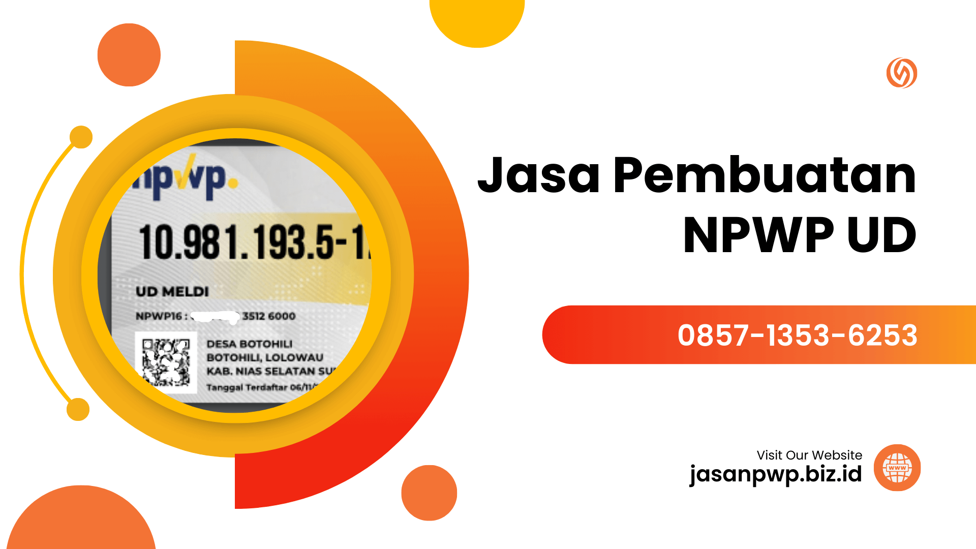 Jasa pembuatan NPWP UD