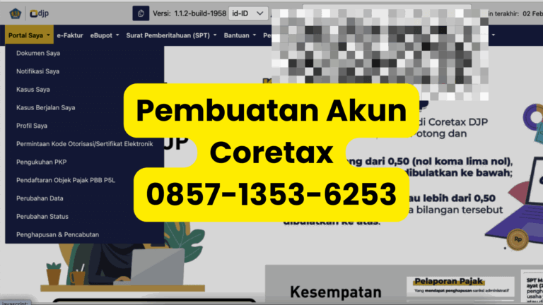 Jasa Pengurusan Akun Coretax