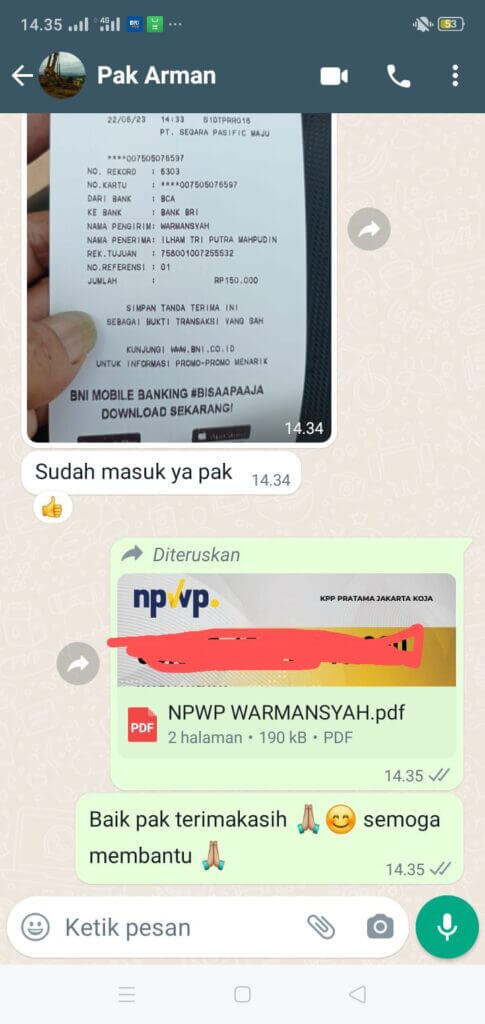 Jasa Pembuatan NPWP Pribadi Cepat 1 Jam