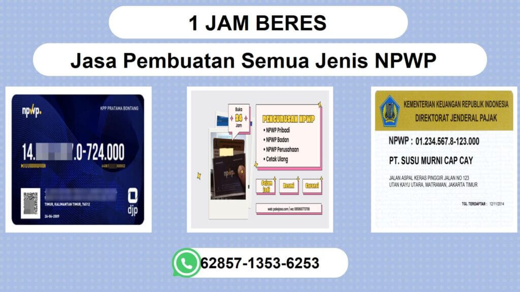Jasa Perubahan Data NPWP