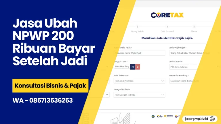 Jasa Ubah NPWP