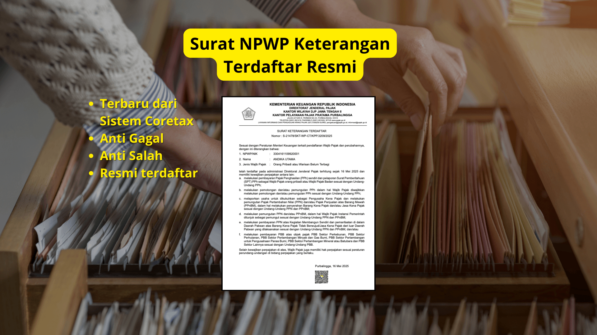 Cara Bikin Surat NPWP