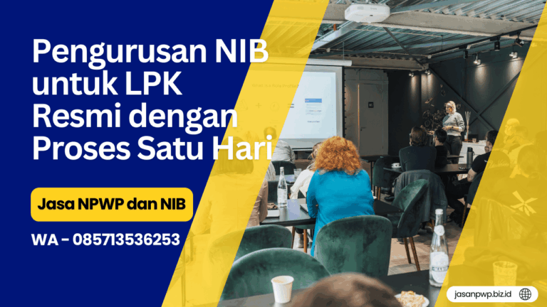 Pengurusan NIB untuk LPK