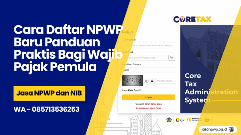 Cara Daftar NPWP Baru