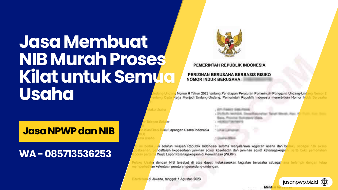 Jasa Membuat NIB