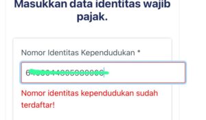belum pernah daftar npwp tapi nik sudah terdaftar